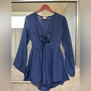 Alter’d State Navy Romper •Size Small